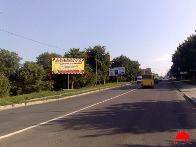 Щит 6x3, пр. Грушевського (міст Лань що біжить) Щит 6x3, пр. Грушевського (міст Лань що біжить)